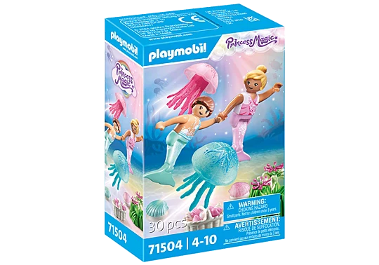 Playmobil Magic Mermaid Kids With Jellyfish 71504