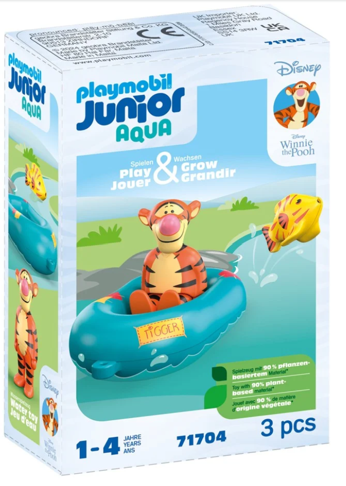 Playmobil Junior Aqua Tigger's Rubber Boat Ride 71704