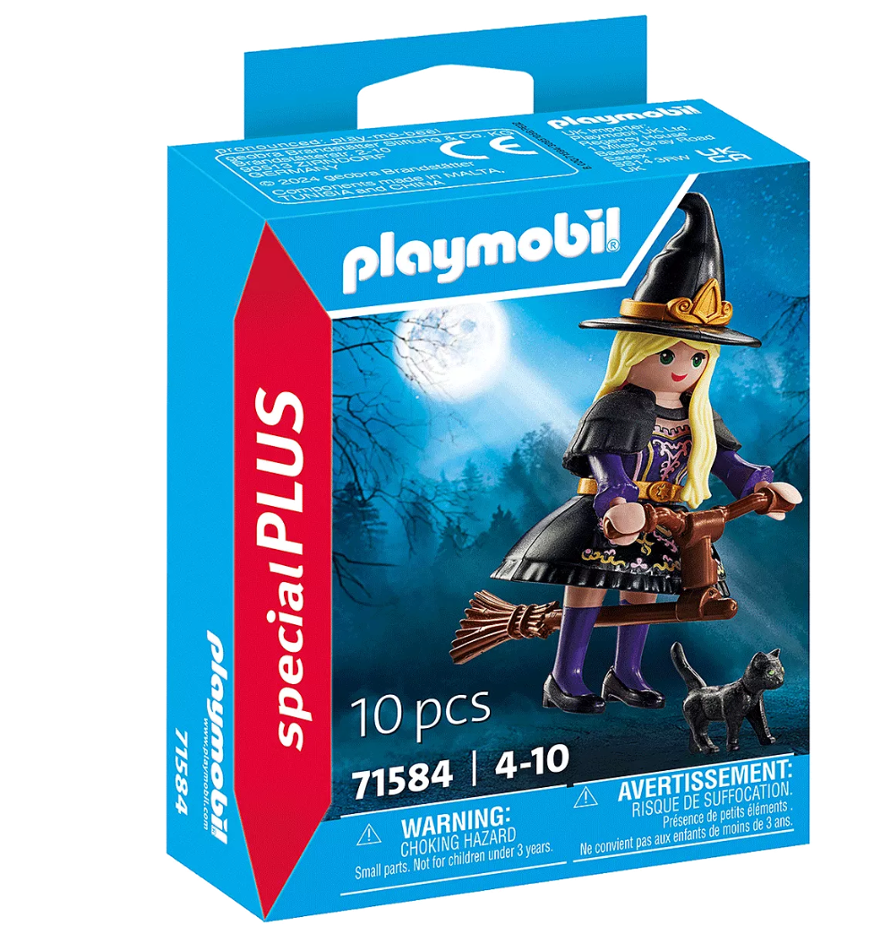 Playmobil Special Plus Witch With Cat 71584