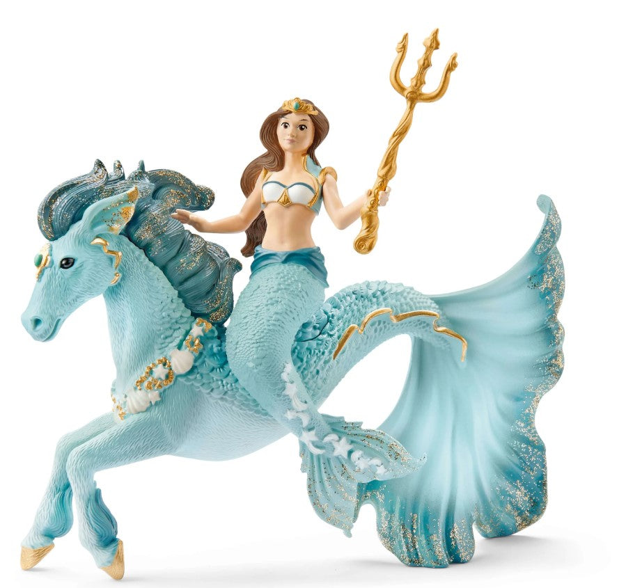 Schleich Mermaid Eyela On Underwater Horse