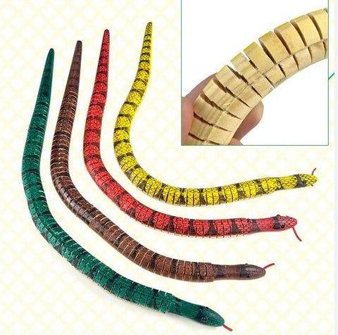 Wooden Snake 70cm