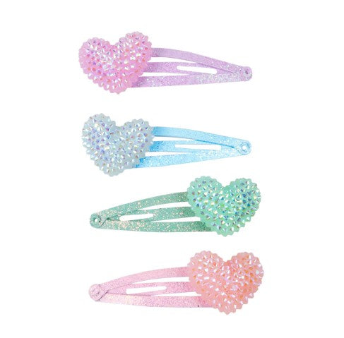 Great Pretenders Sparkle Heart Bobble 4 Pack