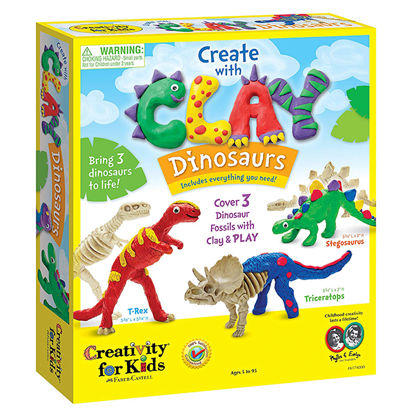 Creativity For Kids Create With Clay Dinosaurs