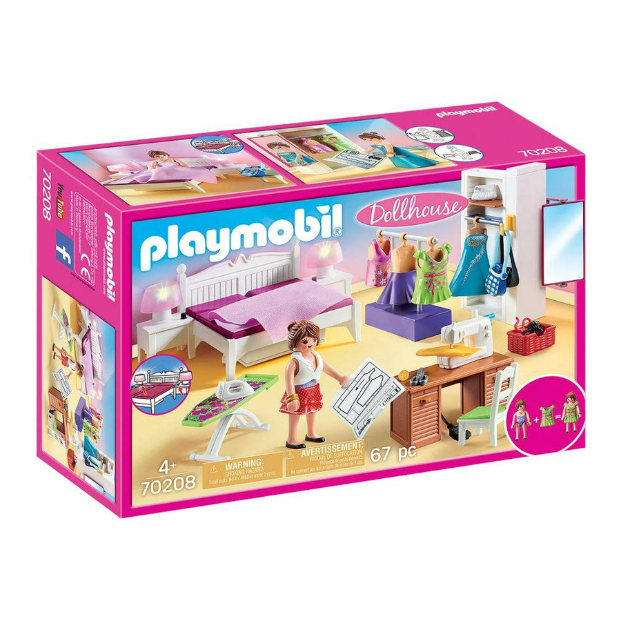 Playmobil Bedroom With Sewing Corner 70208