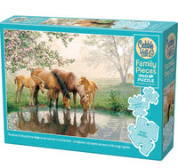 Cobble Hill Horse Family 350pc