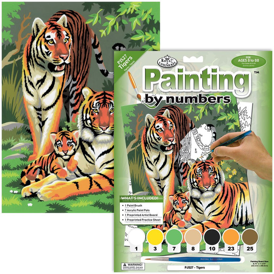 Royal & Langnickel Tigers Paint By Number