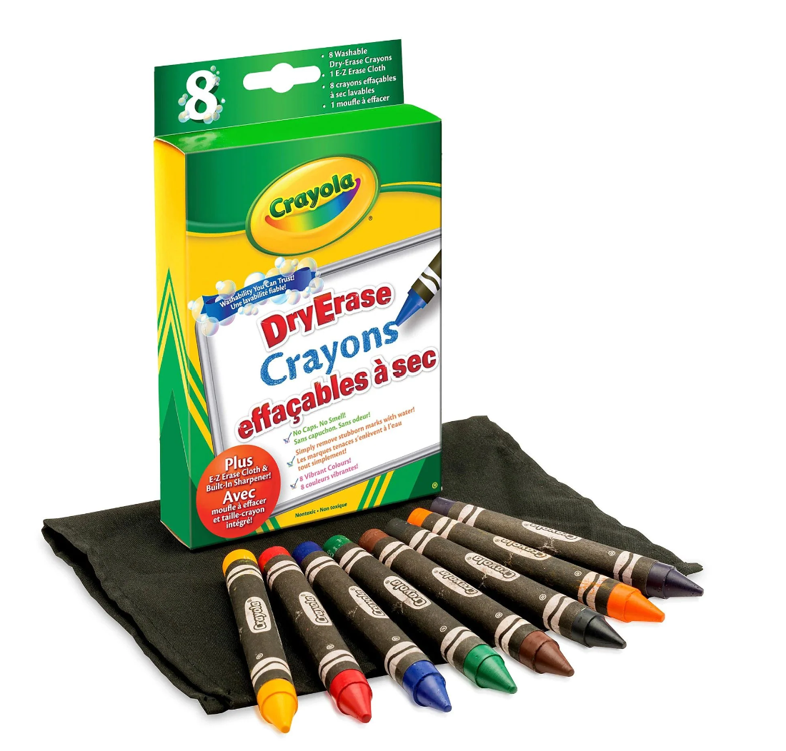 Crayola Dry Erase Crayons 12 Pack