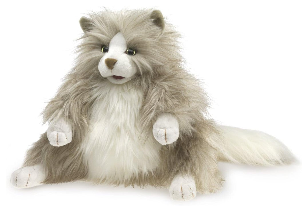 Folkmanis Fluffy Cat Puppet