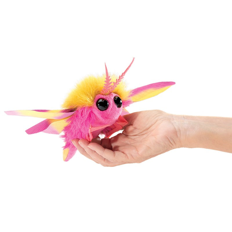 Folkmanis Mini Rosy Maple Moth Finger Puppet