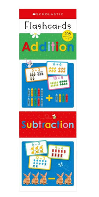 Scholastic Addition & Subtraction Flashcards