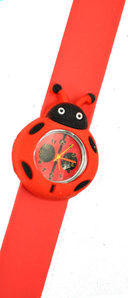 Ladybug Slap On Watch