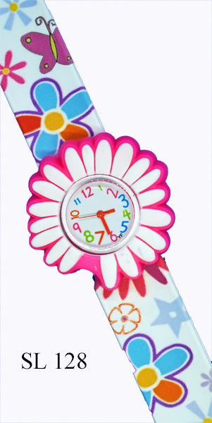 Multi Flower Slap On Watch