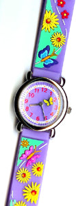 Butterflies & Sunflowers Children's Watch