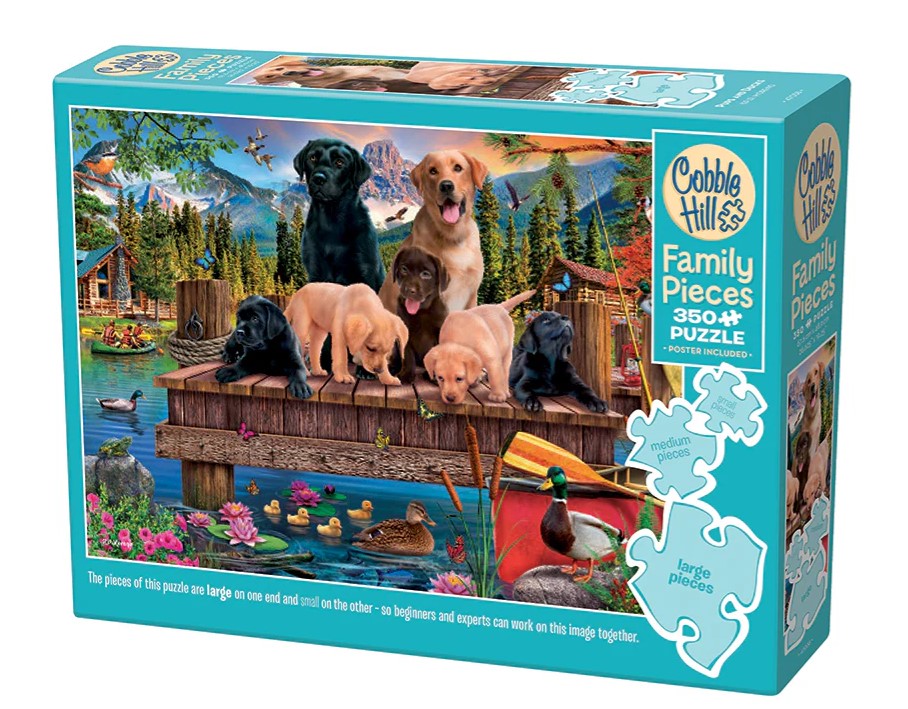 Cobblehill Pups and Ducks 350pc Family Puzzle