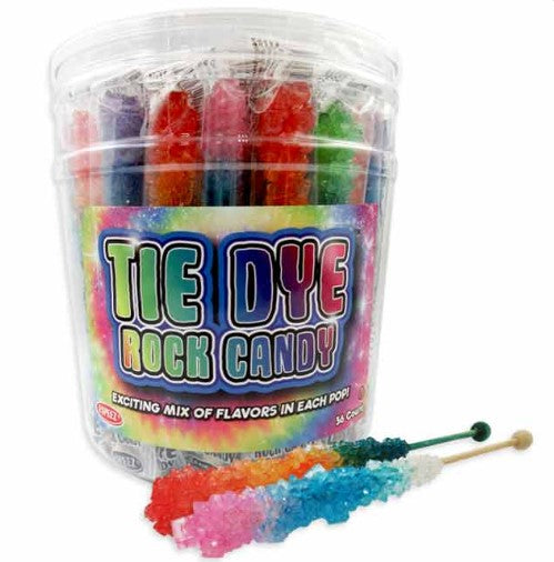 Tie Dye Rock Candy