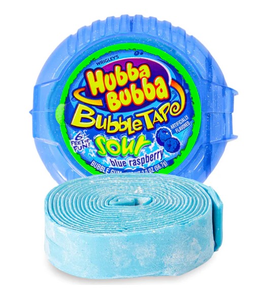 Bubble Tape Sour Blue Raspberry