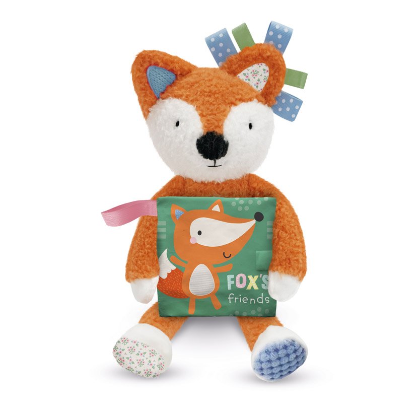 Make Believe Ideas Fox's Friends Plush With Cloth Book