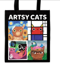 MudPuppu Artsy Cats Reusable Bag