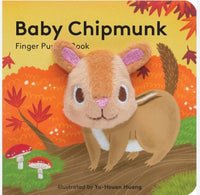 Baby Chipmunk Finger Puppet Book