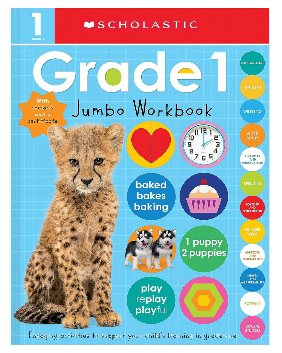 Scholastic Grade 1 Jumbo Workbook