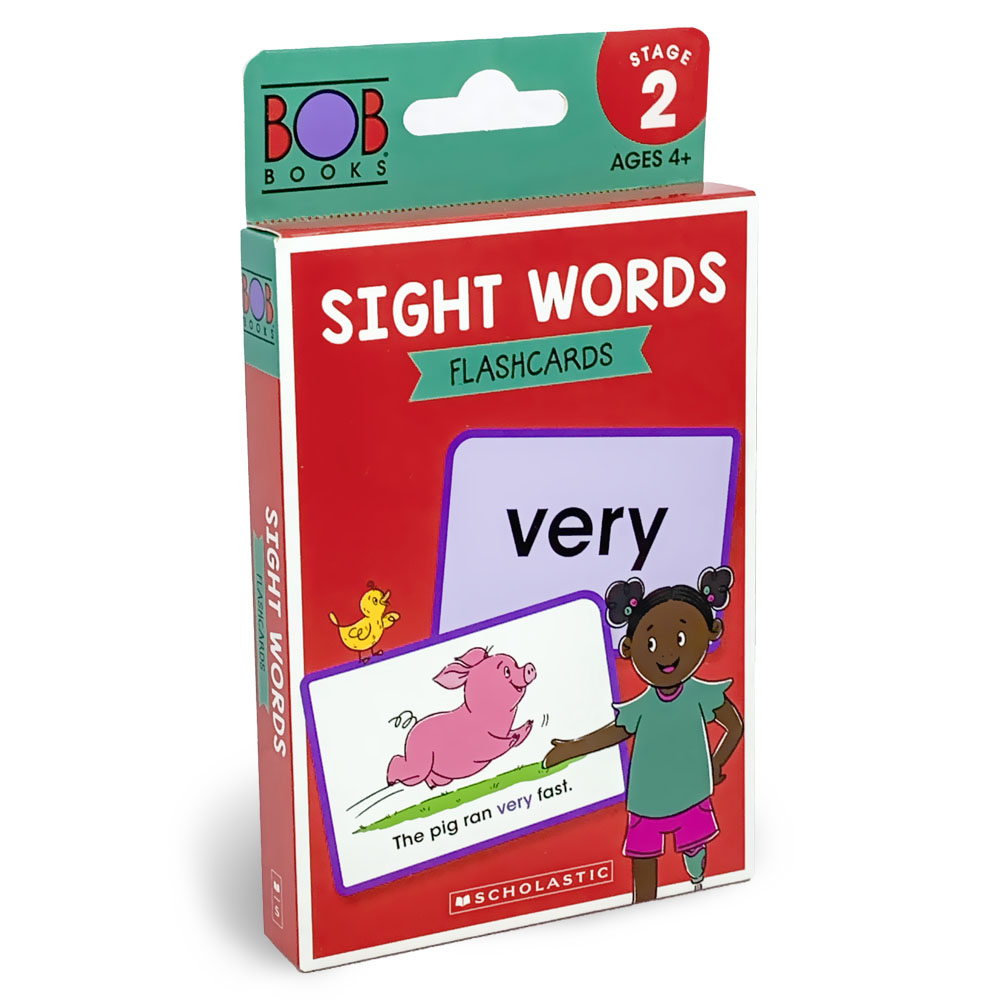 Bob's Books Sight Words Flashcards | Phonics, Ages 4+ (Stage 2: Emerging Reader)