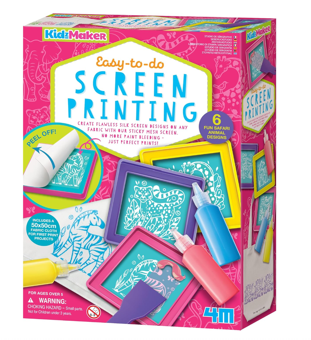 Kidz Maker Easy To Do Fabric Screening