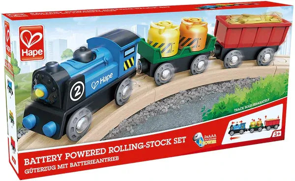 Hape Battery Powered Rolling-Stock Set