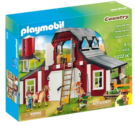 Playmobil Country Barn with Silo 9315