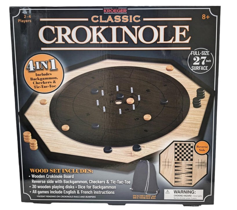 Classic Crokinole 4 in 1