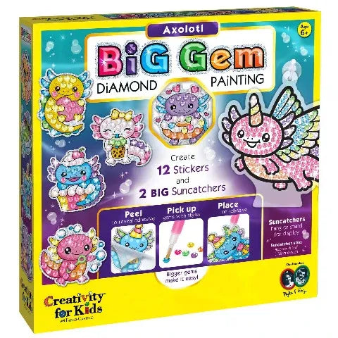 Creativity For Kids Axolotl Big Gem Diamond Painting