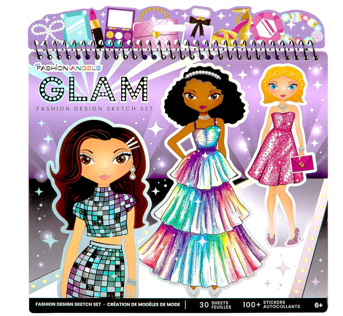 Fashion Angels Glam Fashion Design Sketch Set