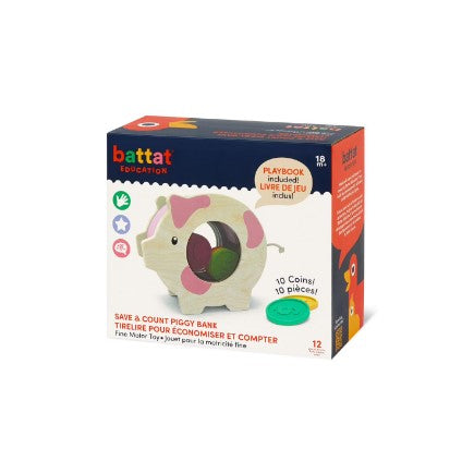 Battat Education Save & Count Piggy Bank