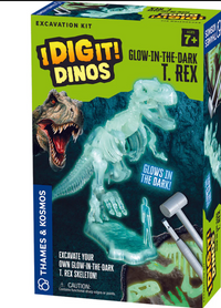 Thames & Kosmos I Dig It Dinos! Glow In The Dark T Rex