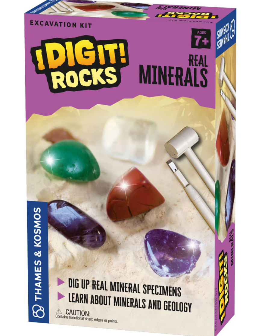 Thames & Kosmos I Dig It! Real Mineals Excavation Kit