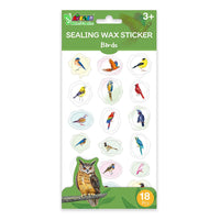 Natural Creations Bird Sealing Wax Sticker