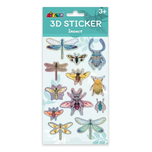 Natural Creation Insect 3D Stickers