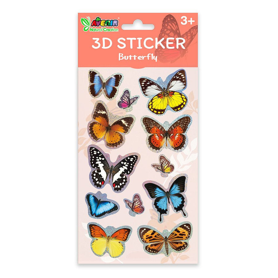 Natural Creation Butterfly 3D Stickers