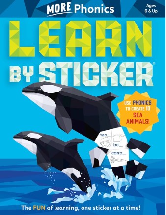 Learn By Sticker More Phonics!