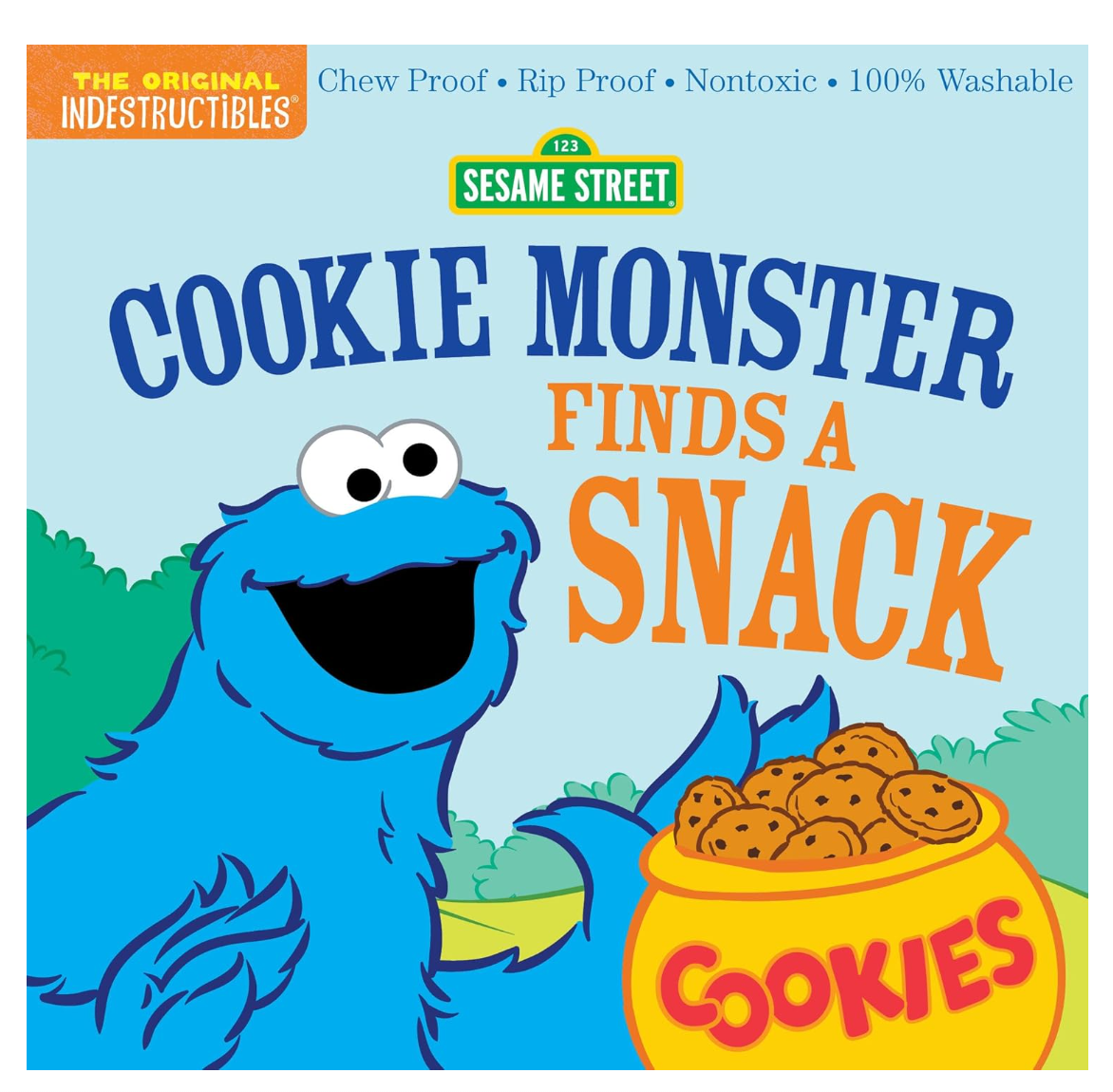 Indestructibles Cookie Monster Finds a Snack Sesame Street