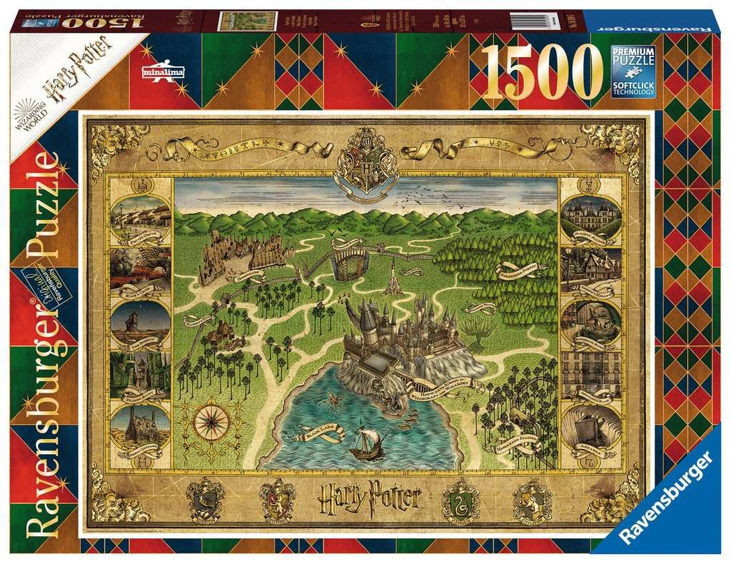 Ravensburger Hogwarts Map 1500PC