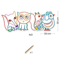 Djeco Forest Friends Colouring