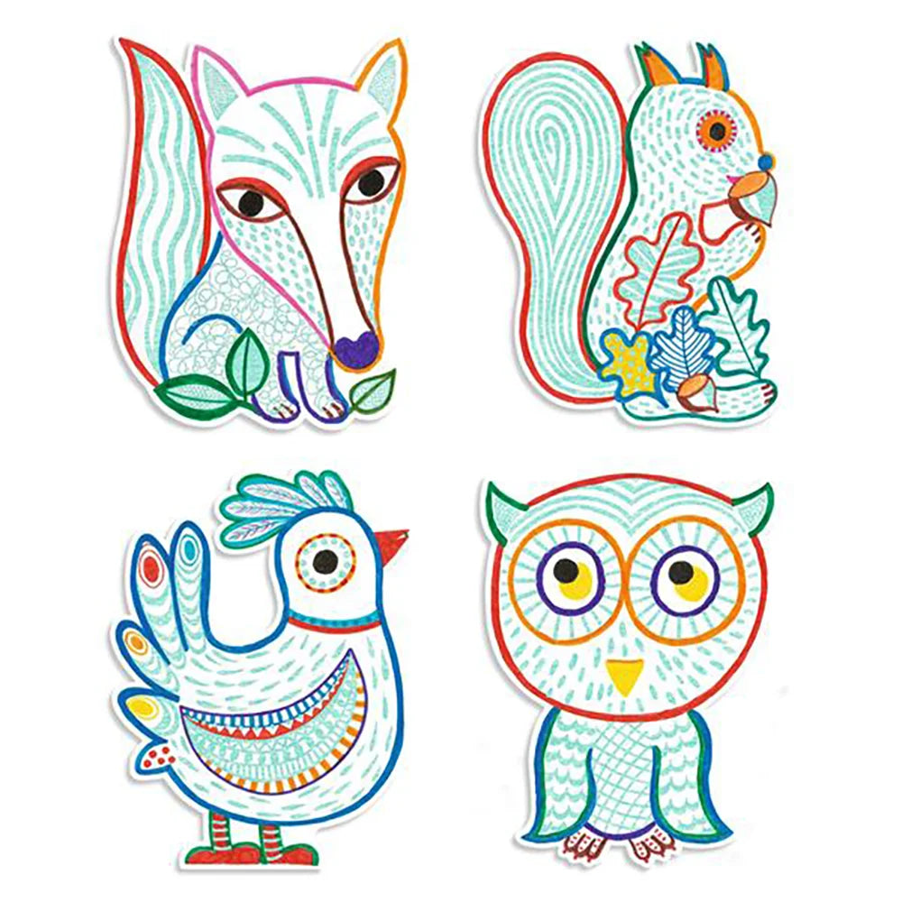 Djeco Forest Friends Colouring