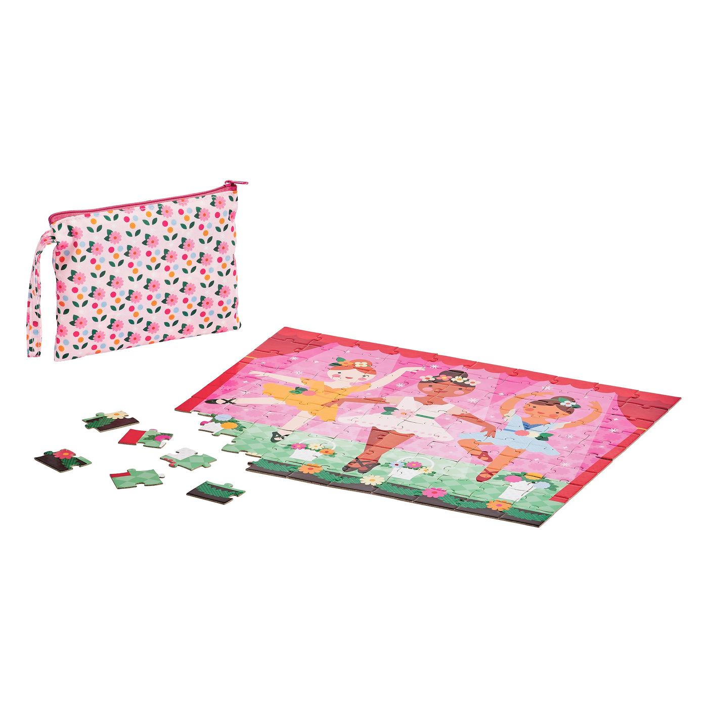Petit Collage Ballerina 2 Sided Puzzle