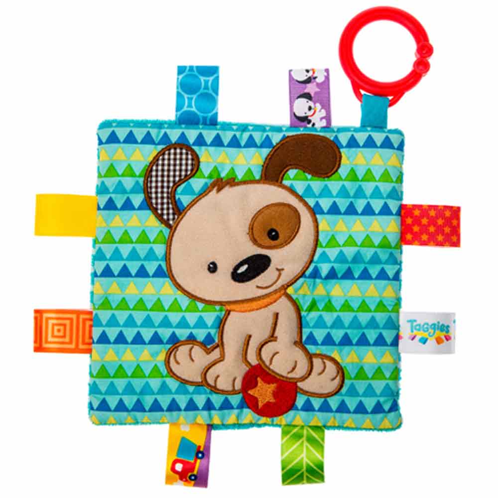 Mary Meyer Square Boy Puppy Taggies Crinkle Me