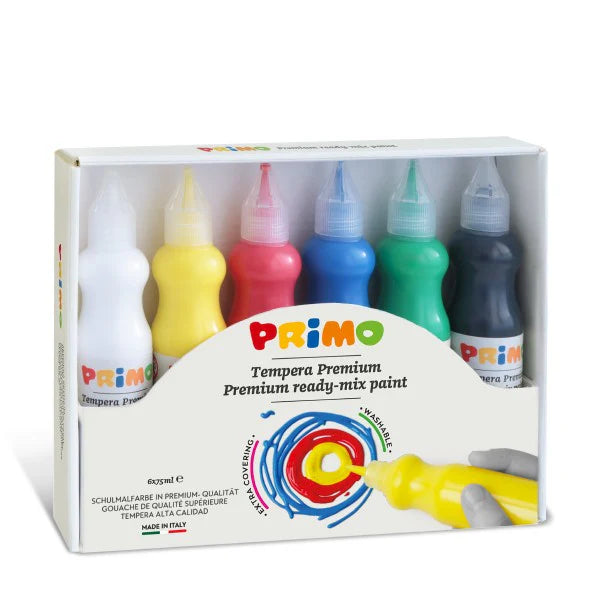 Primo Poster Paint 6 x 75ml Set