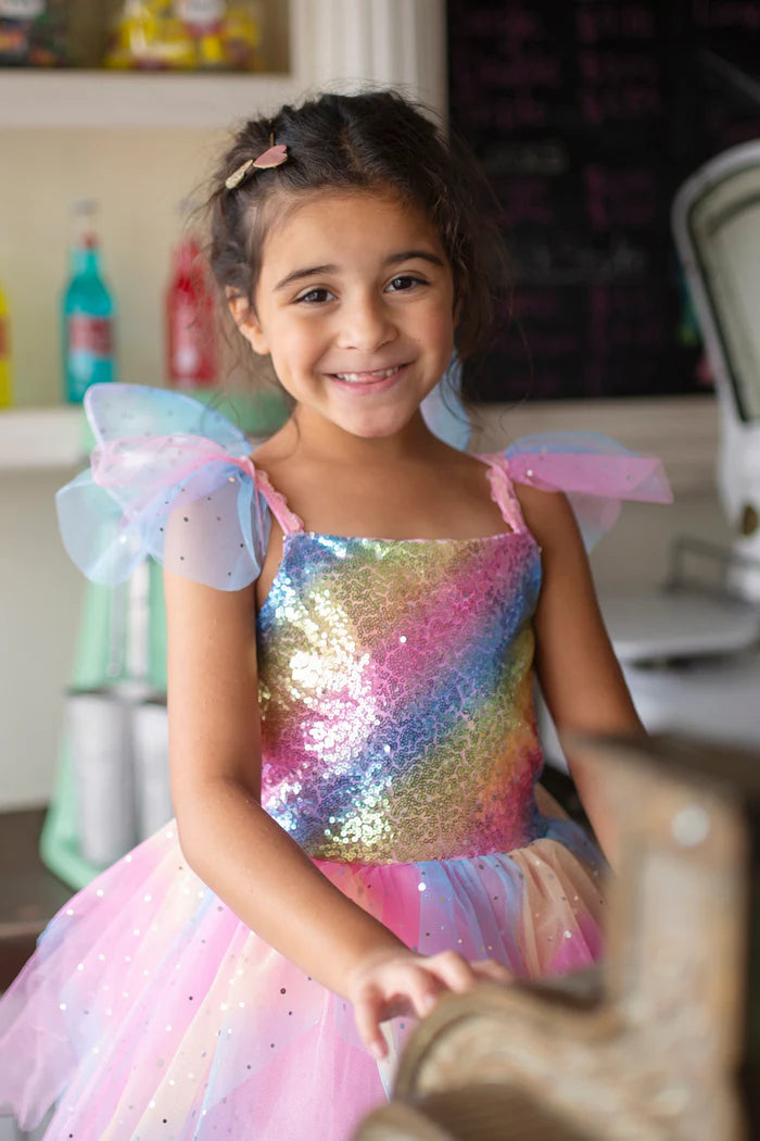 Great Pretenders Rainbow Fairy Dress And Wings