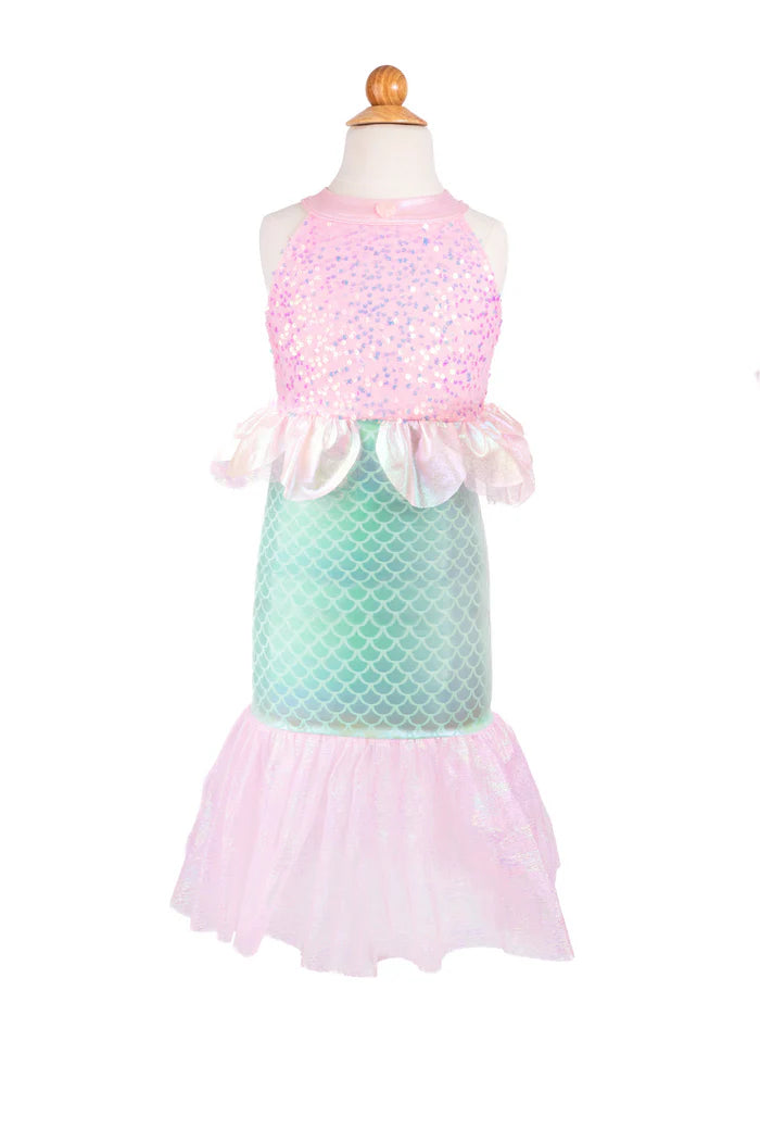 Great Pretenders Misty Mermaid Dress Pink 5-6YR