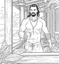 Crush & Colour Book Jason Mamoa
