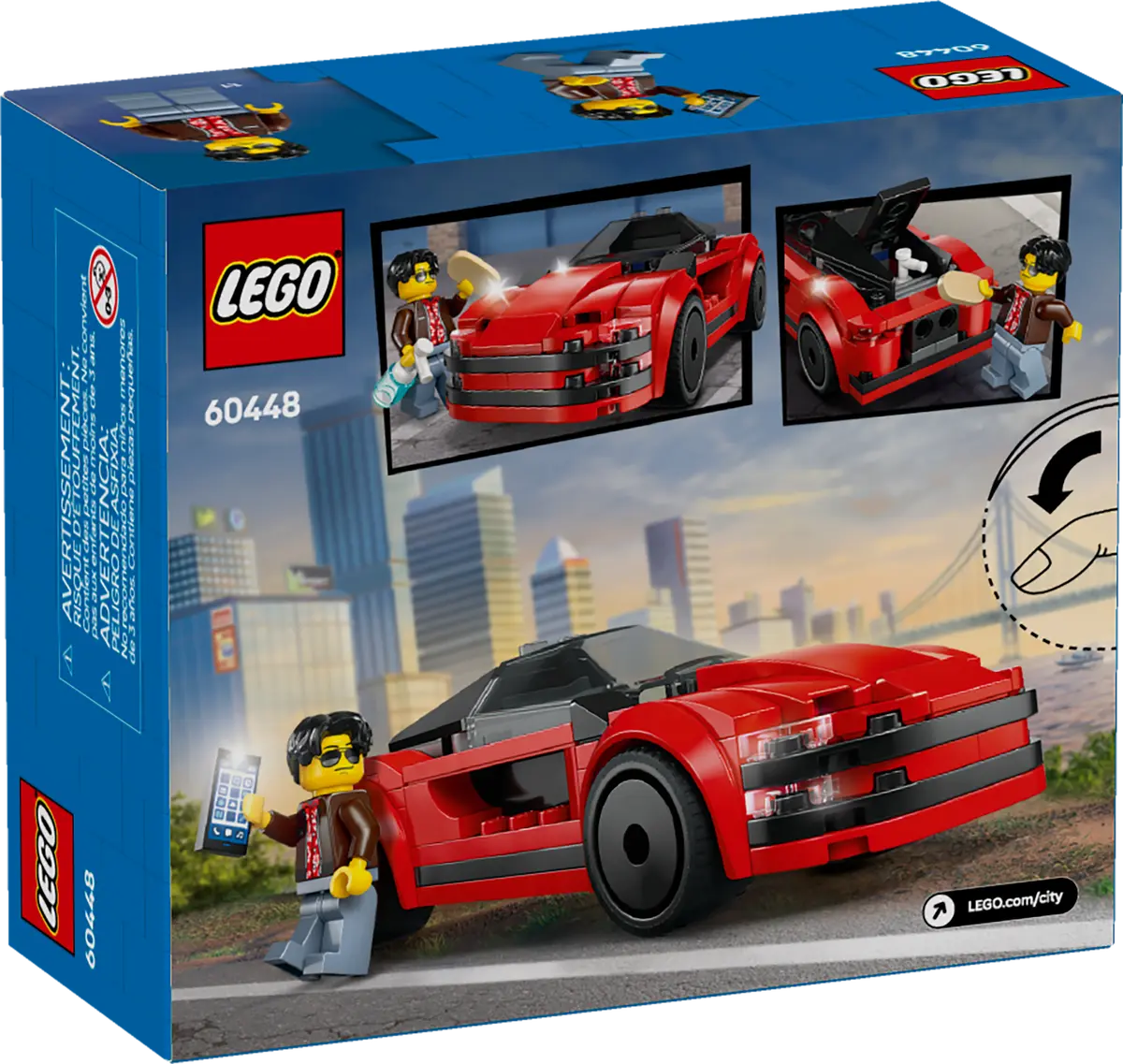 Lego City Red Sports Car 60448