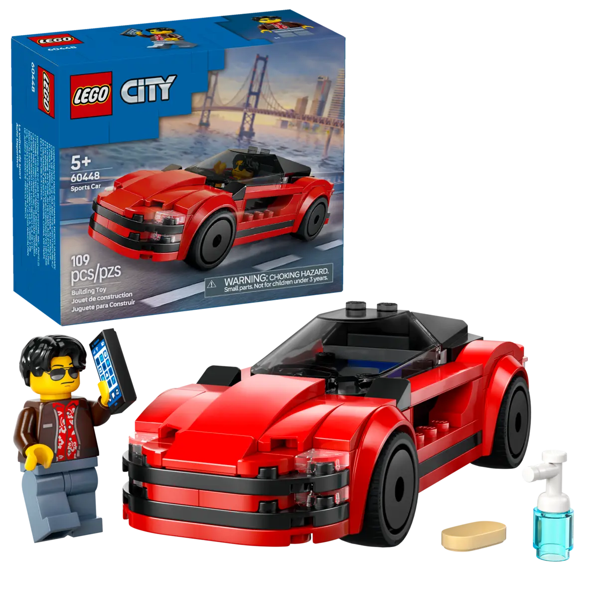 Lego City Red Sports Car 60448